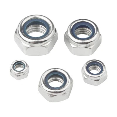 Din985 Шестигранная нейлоновая гайка из нержавеющей стали